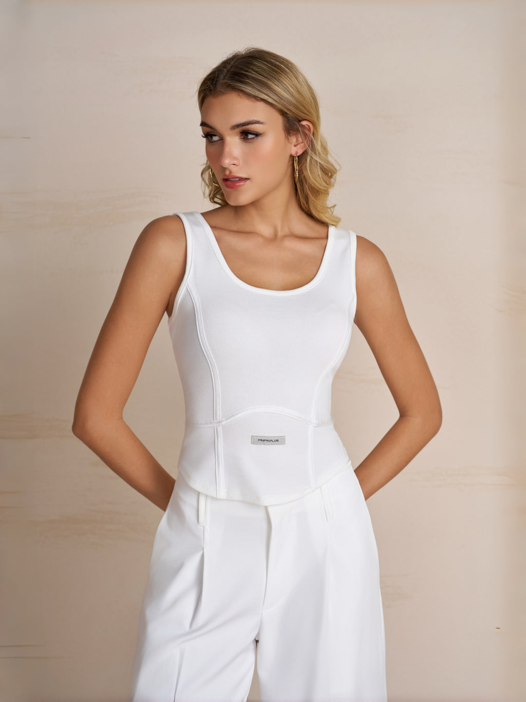Women's Ribbed Cotton Tank Top