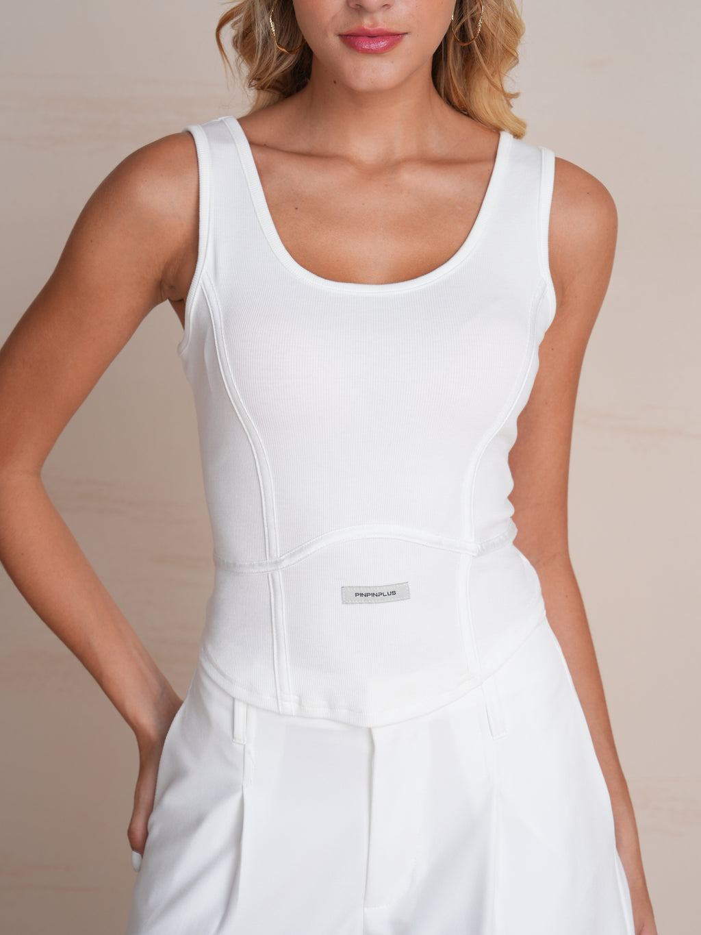 Women's Ribbed Cotton Tank Top