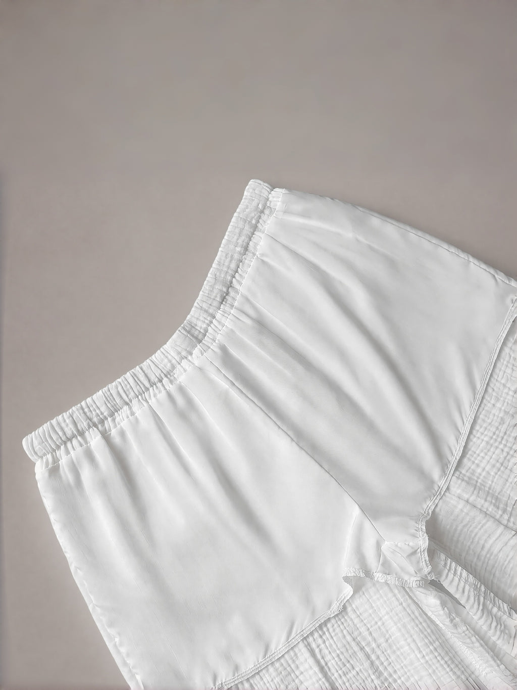Women's  Minimalist Wide Leg Pants with Adjustable Drawstring Waist