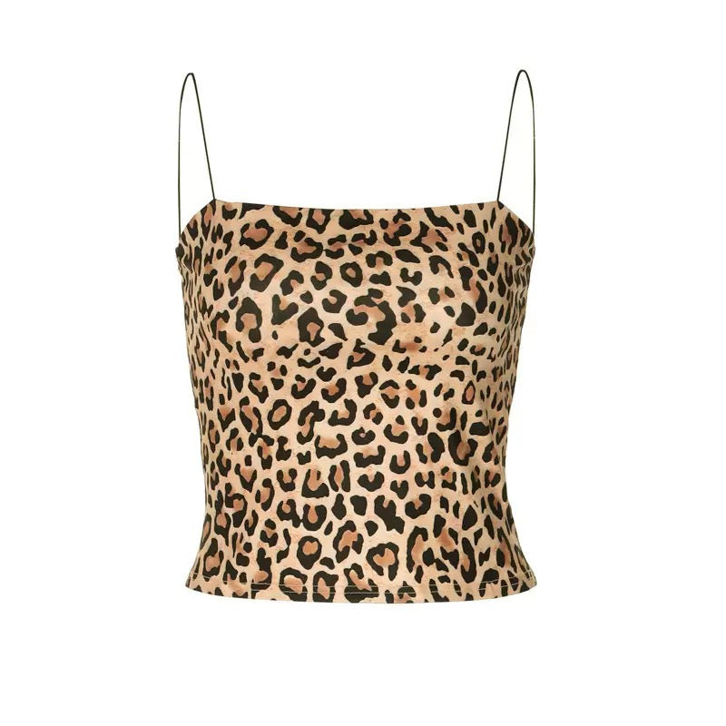 Wild Muse Leopard Print Cami Top